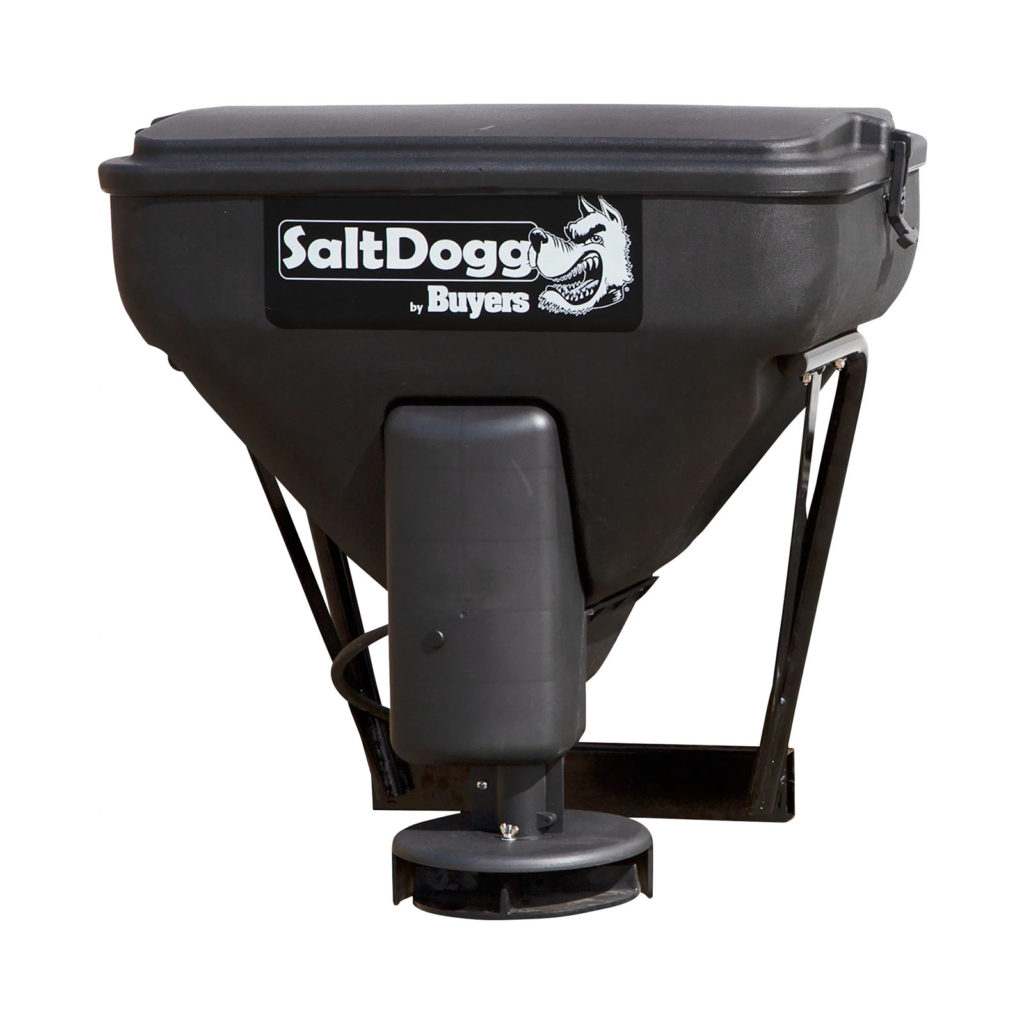 SaltDogg TGS02 Tailgate Spreader with rec hitch Caldwell Equipment